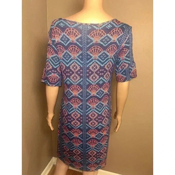 TORI RICHARD Honolulu Summer Short-Sleeve Shell Design Dress Small - Picture 3 of 8